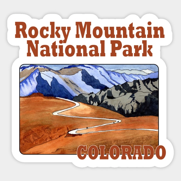 Rocky Mountain National Park, Colorado Sticker by MMcBuck